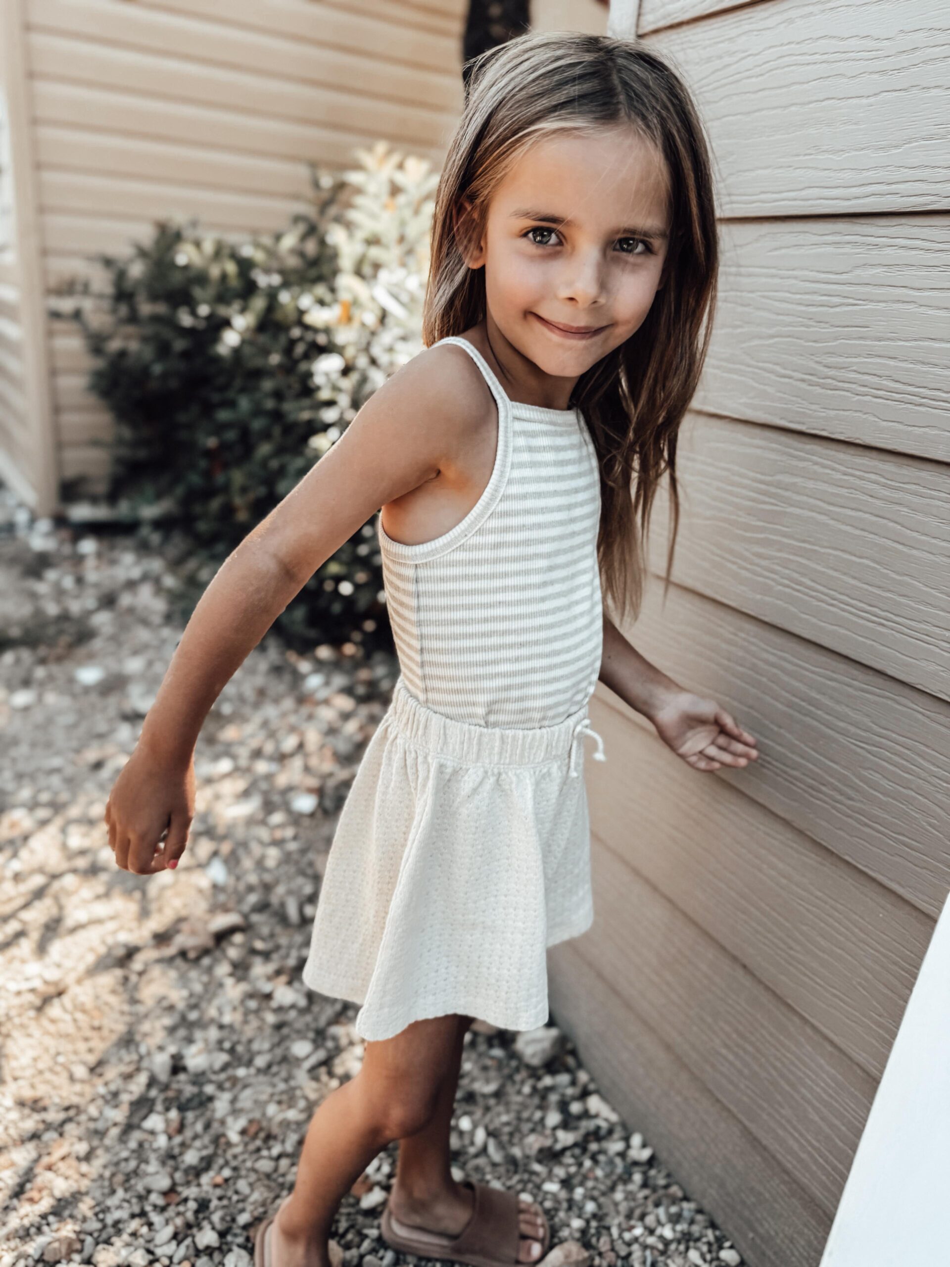 Play up | Striped ribbed top - Gres - Afbeelding 2