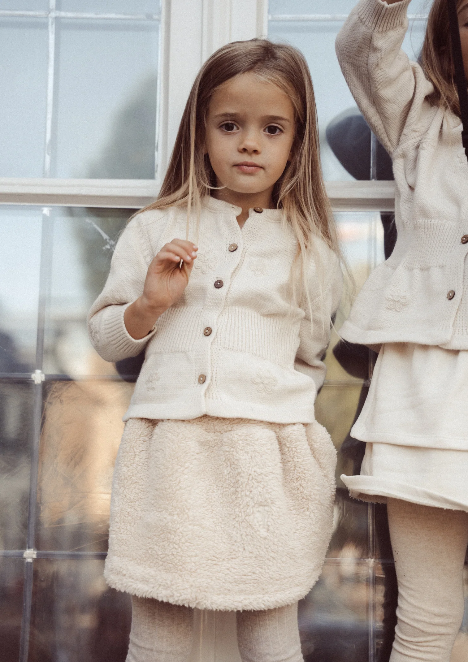 Two You Label | Teddy skirt - Ecru