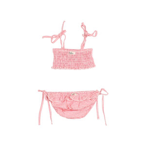 Búho | Gingham Bikini - Coral Red - Afbeelding 2