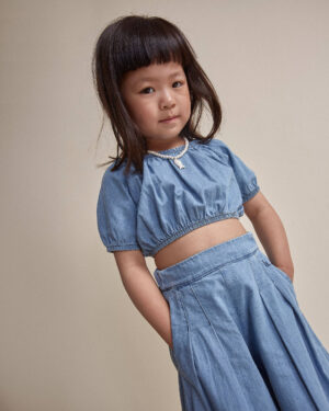 Búho | Denim top