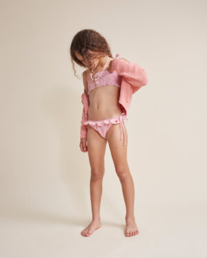 Búho | Gingham Bikini - Coral Red - Afbeelding 6