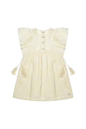 Baje | Dress woven - Off white - Afbeelding 5