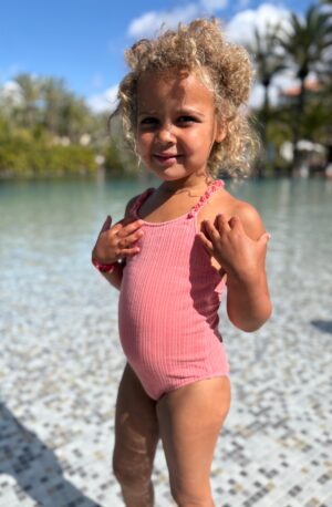 Búho | Swimsuit rib - Peach Pink