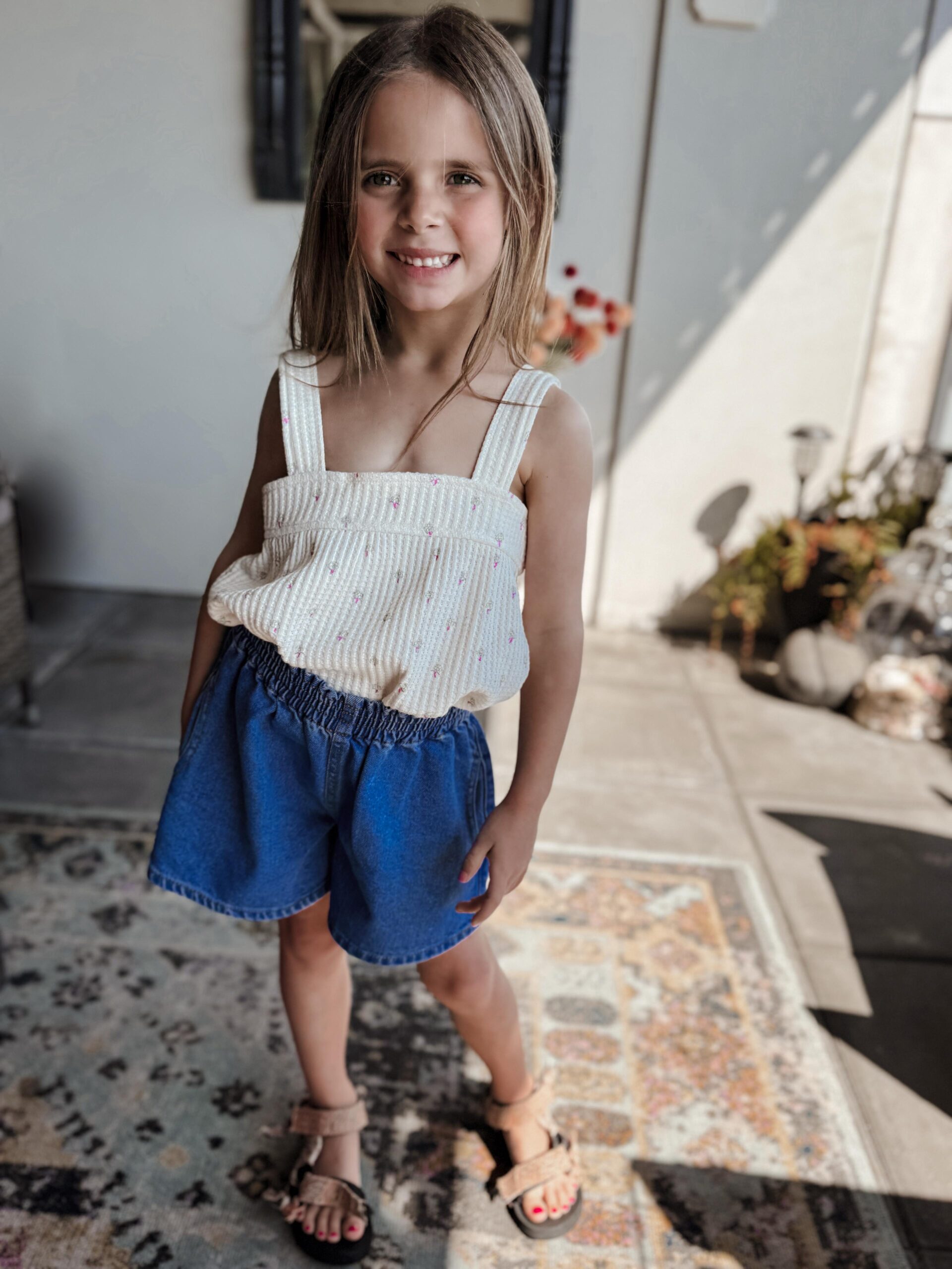 Play up | Printed rib top - Gres - Afbeelding 8