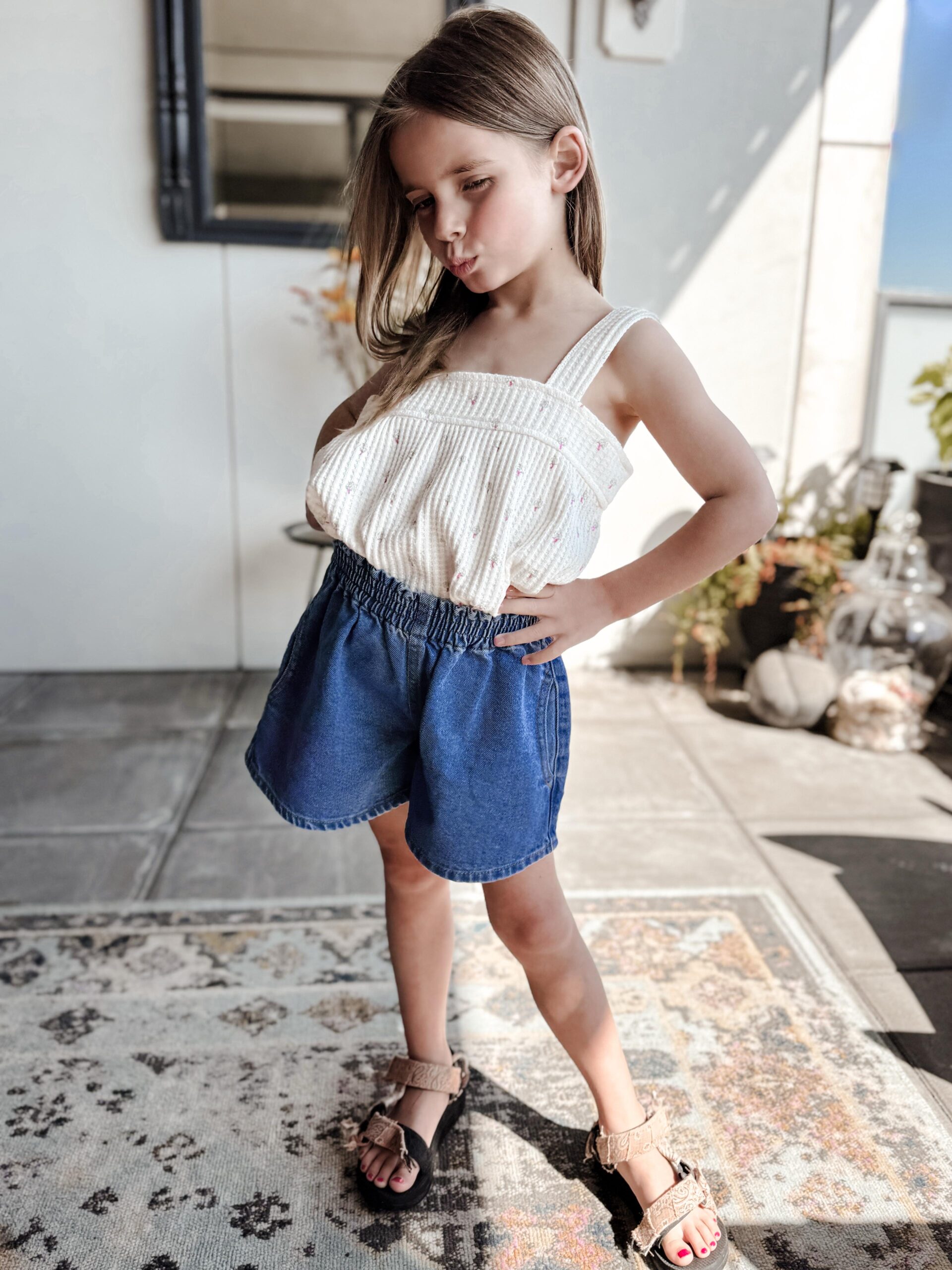 Play up | Printed rib top - Gres - Afbeelding 9