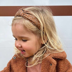Mjitsk | Haarband Knot - Ditsy Brown