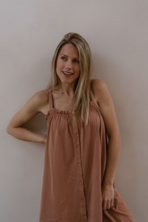 Navy Natural - Charlie dress