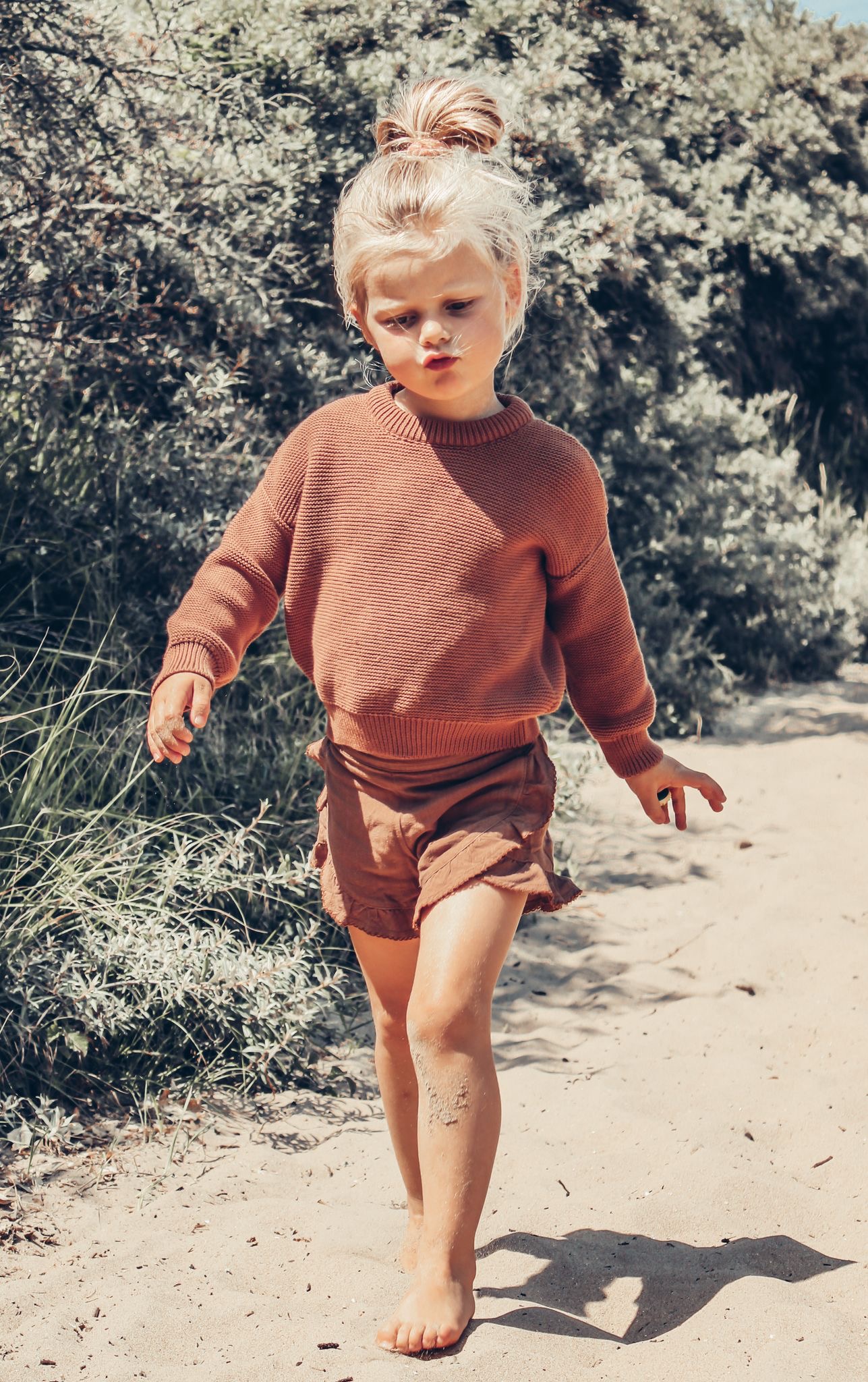 Two You Label | Sasa Linen Short - Brown Rust - Afbeelding 3