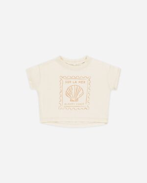Rylee + Cru | Boxy tee - Seashell - Afbeelding 3